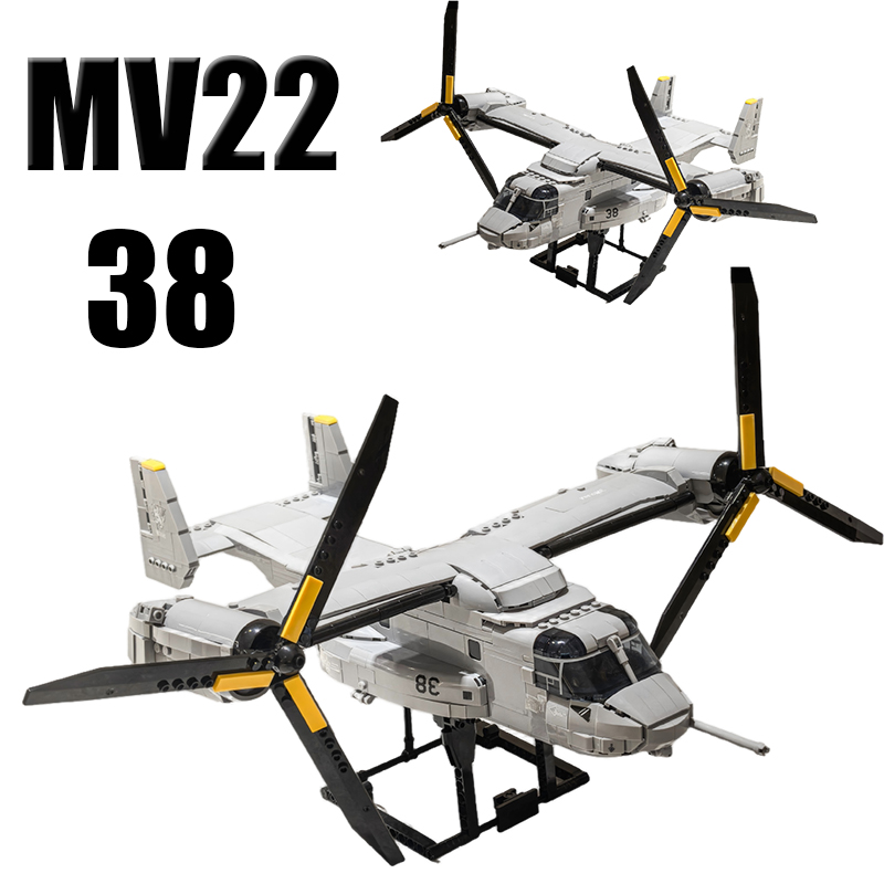 Jjrc Drone X12 - MV22 Osprey Tiltrotor MOC Transportflugzeug Baustein-Set